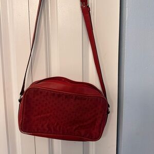 Fendi crossbody red purse